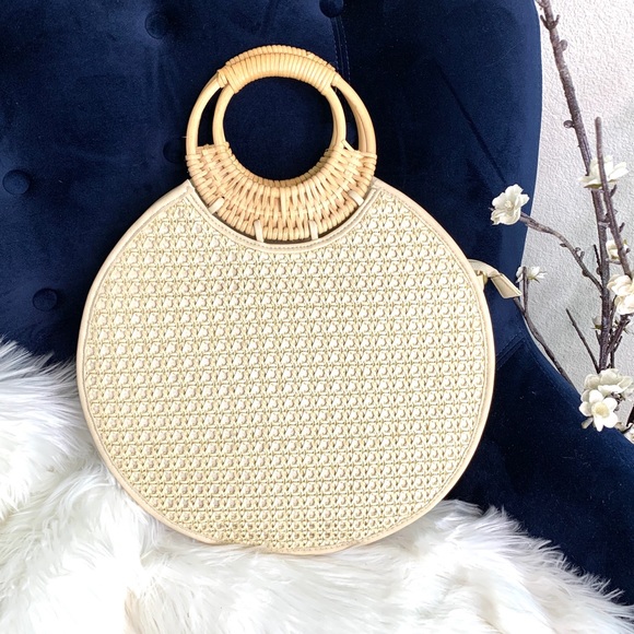 Anthropologie Handbags - Anthropologie Marianne Woven Circle Bag